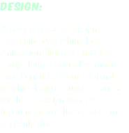 design: A strong sense of design underpins everything I do. Animation, Illustration & the many album covers I've made have benefited from a formal graphic design education and a wealth of design experience. If you need an all-rounder, I'm certainly that.